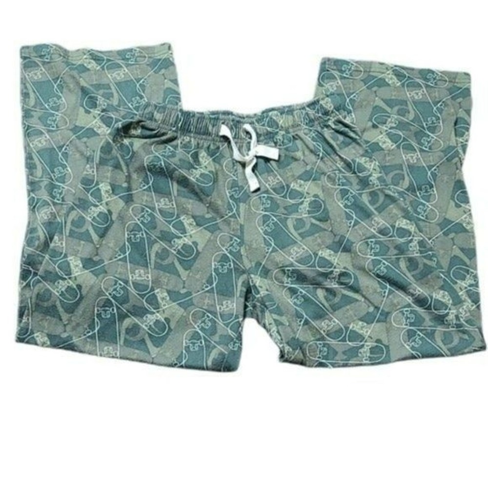 Cherokee boys skateboard elastic drawstring sleep pants  large